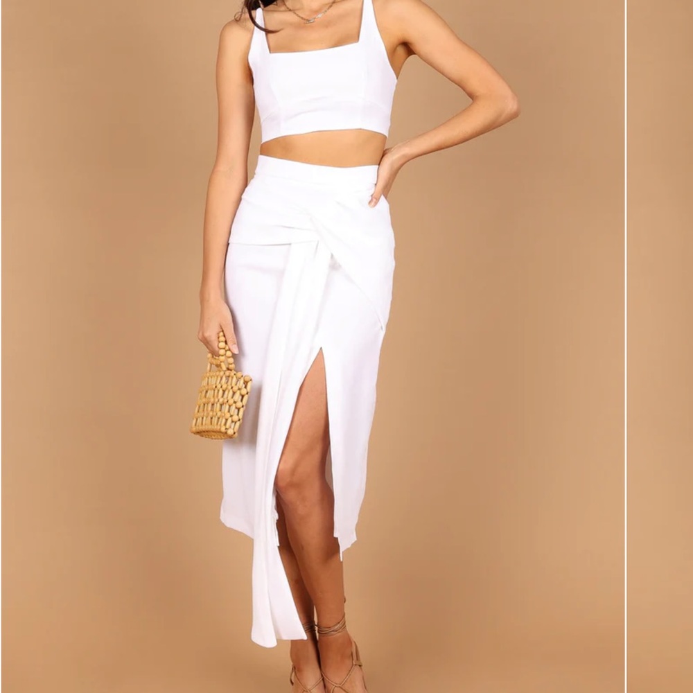 Two piece bridal set worn once